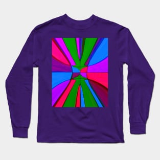 Stained Glass Meeps Y Long Sleeve T-Shirt